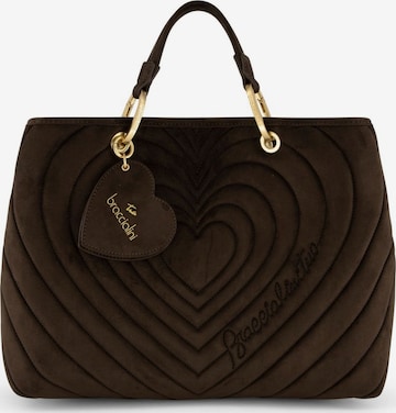 Braccialini - Bolso de mano 'Beth Matelassé' en marrón: frente