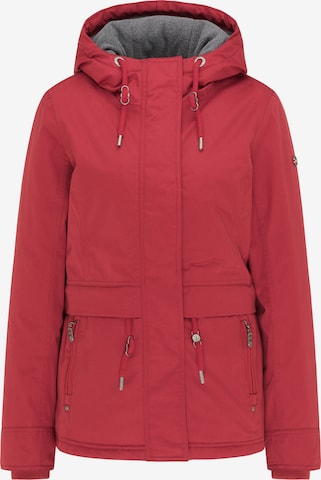 DreiMaster Maritim Winter Jacket in Red: front