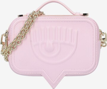 Borsa a tracolla 'Eyelike' di Chiara Ferragni in rosa: frontale