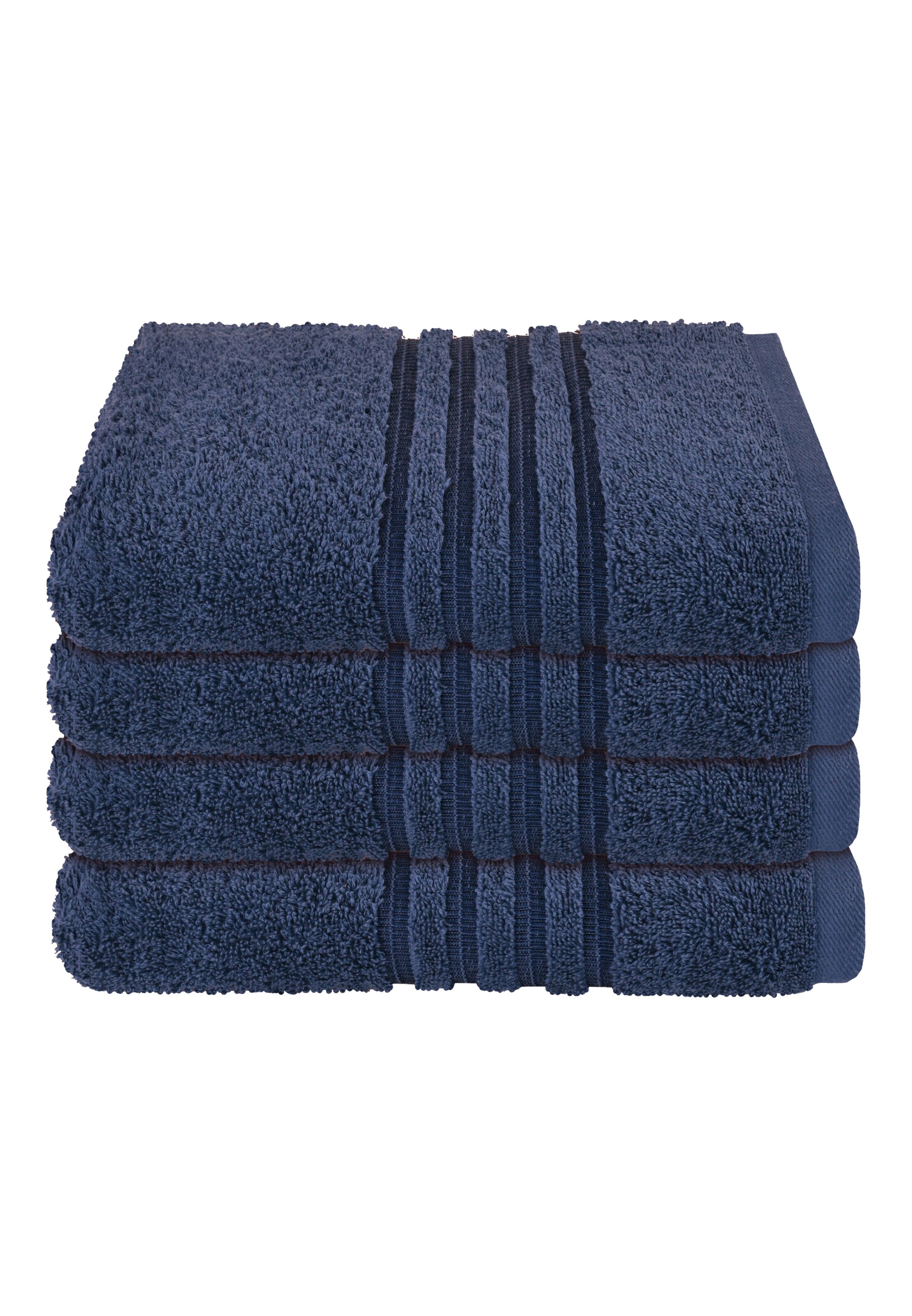 SCHIESSER Towel 'Milano' in Blue: front