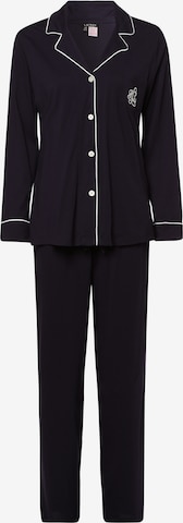 Lauren Ralph Lauren Pyjama in Blau: predná strana