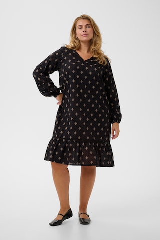 KAFFE CURVE - Vestido en negro: frente