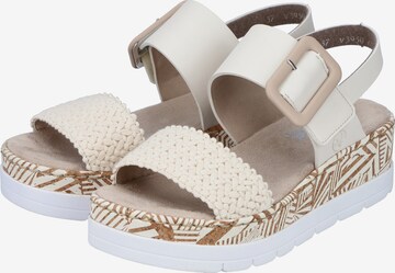 Rieker Sandals 'V3950' in Beige