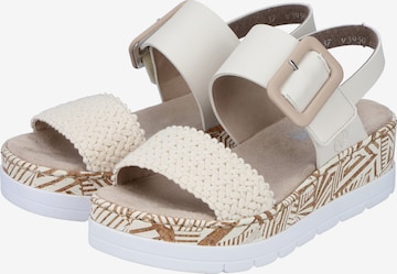 Rieker Sandal 'V3950' i beige