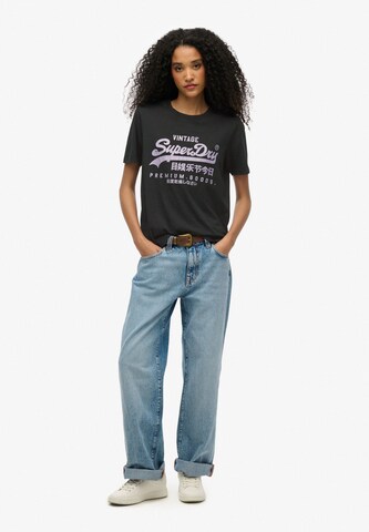 Superdry T-Shirt in Schwarz