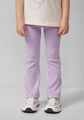 s.Oliver Flared Leggings in Purple: front