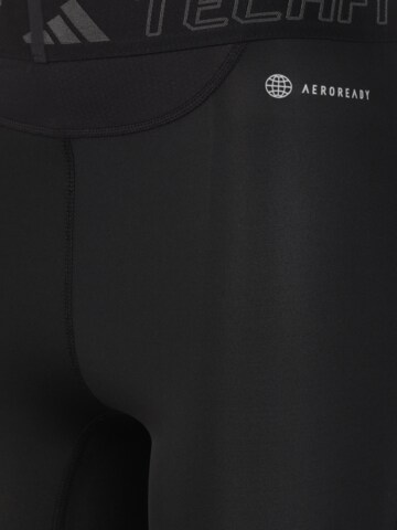 Skinny Pantalon de sport 'Techfit' ADIDAS PERFORMANCE en noir