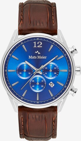 Mats Meier Analoog horloge in Bruin: voorkant
