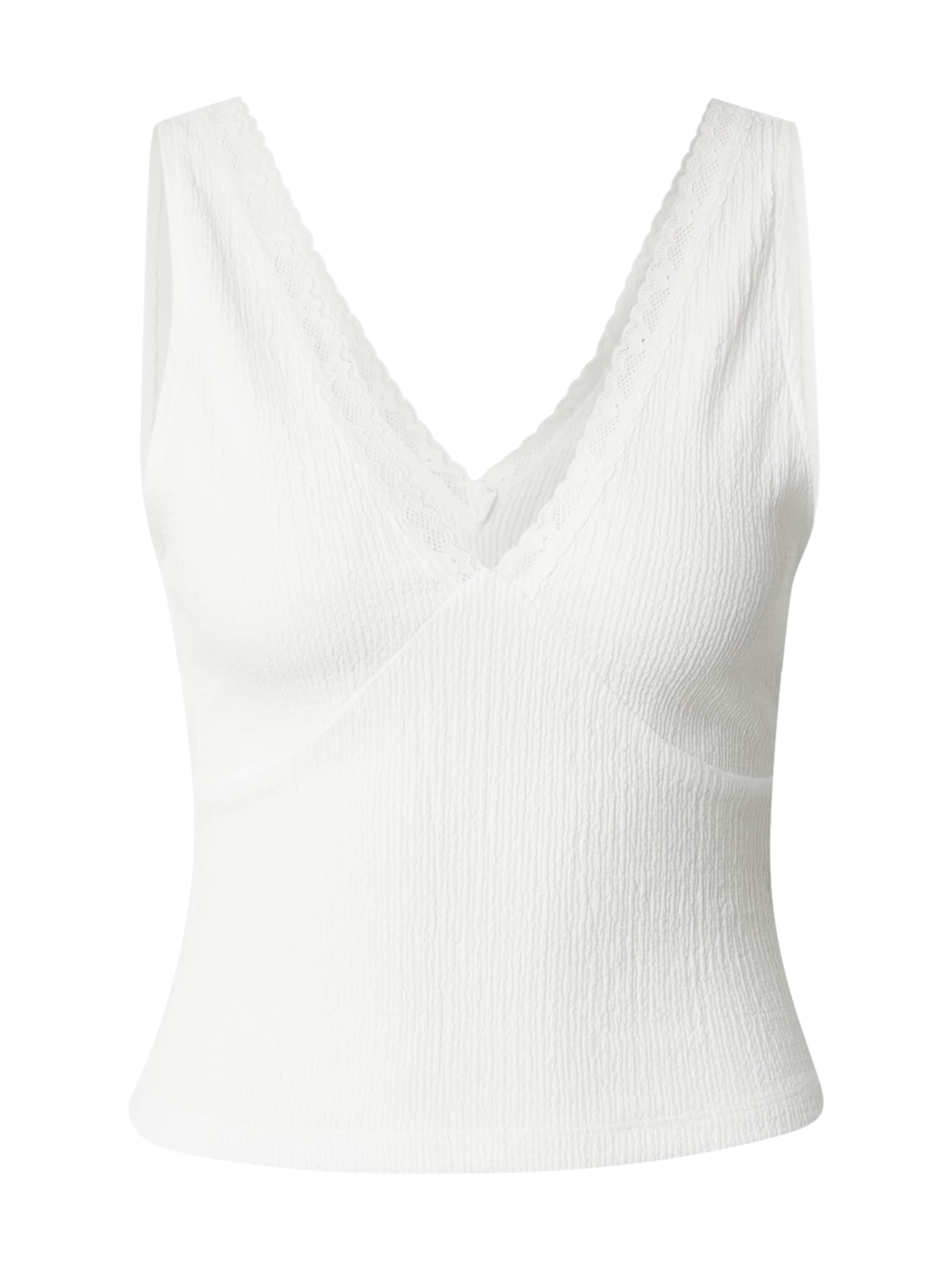 ABOUT YOU Τοπ 'Zora' σε λευκό: μπροστά