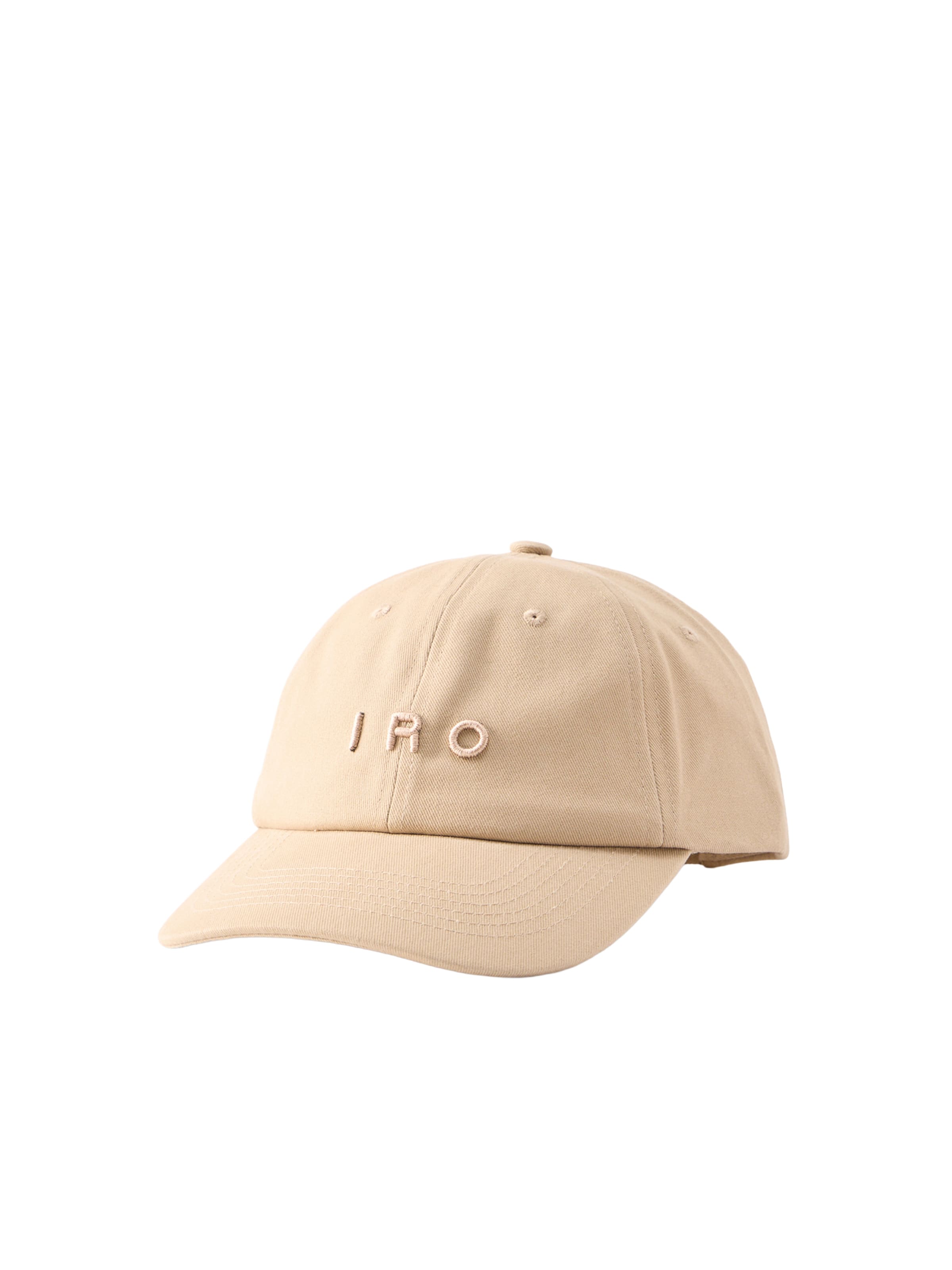 Cappello da baseball di IRO in beige: frontale