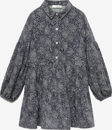 MANGO KIDS Sukienka 'Hojas' w kolorze szary: przód