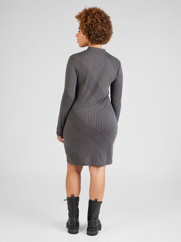 Noisy May Curve Dress 'ASPEN' in Grey