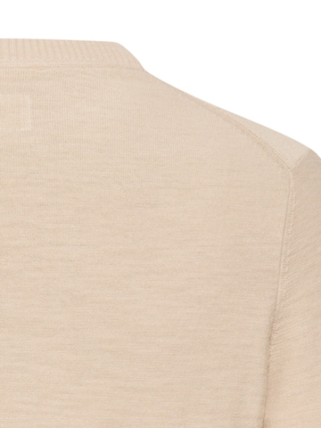 CAMEL ACTIVE Strickpullover aus reiner Baumwolle in Beige