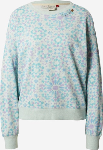 Ragwear Sweatshirt 'JAVVA' in Groen: voorkant