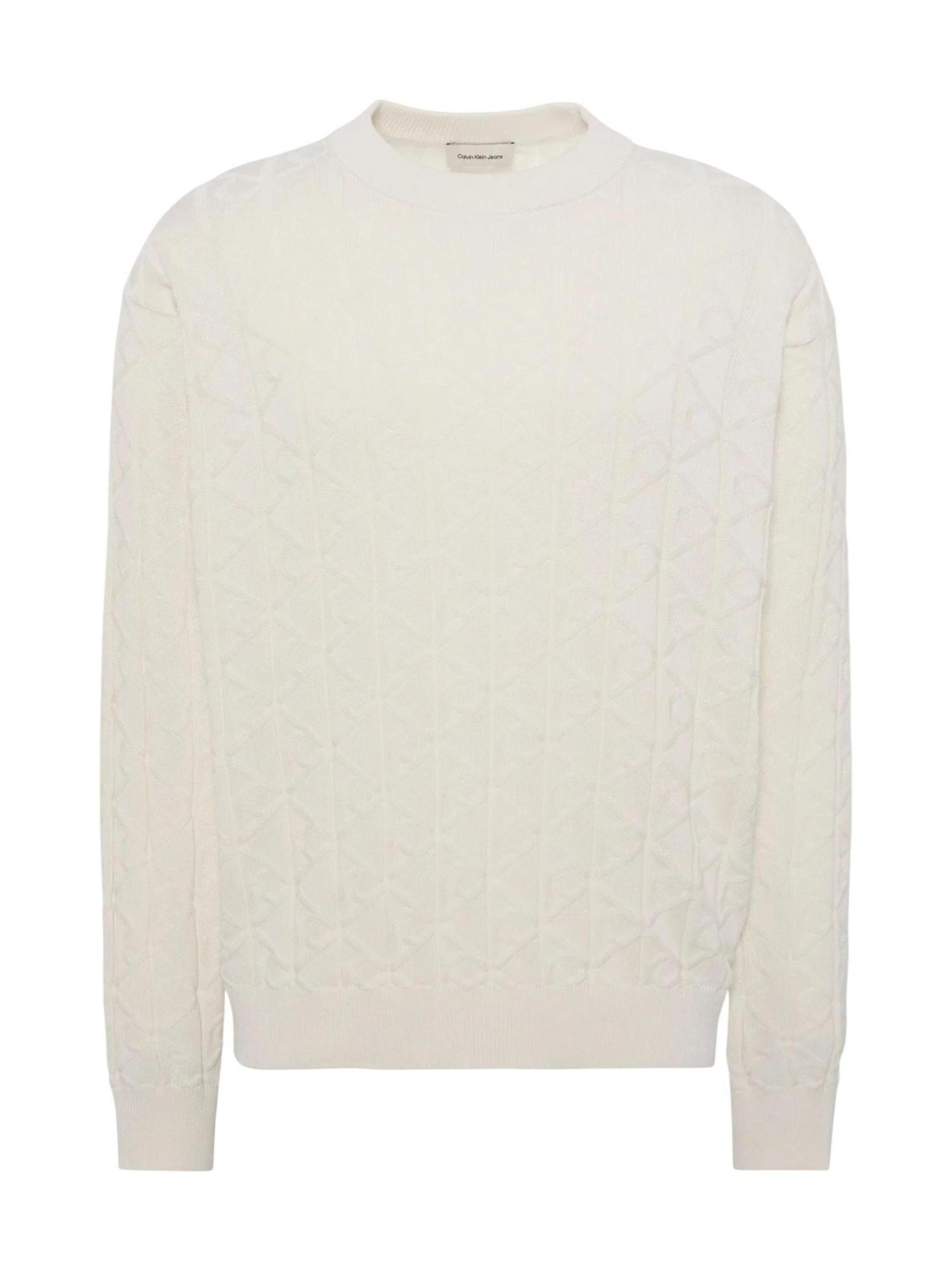 Pullover 'LV04RE301G' di Calvin Klein Jeans in beige: frontale