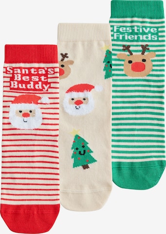 Next Socken in Rot: Vorderseite