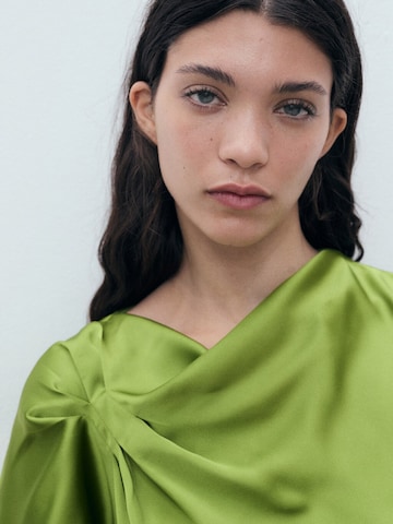 MANGO Blouse 'SATI-A' in Groen