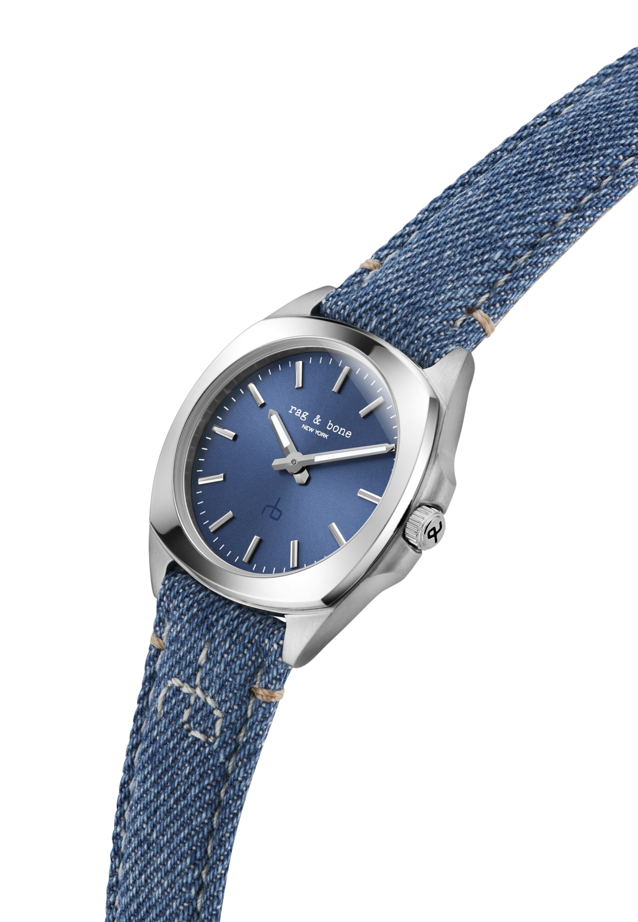 rag & bone Analoguhr ' Bleeker ' in Blau