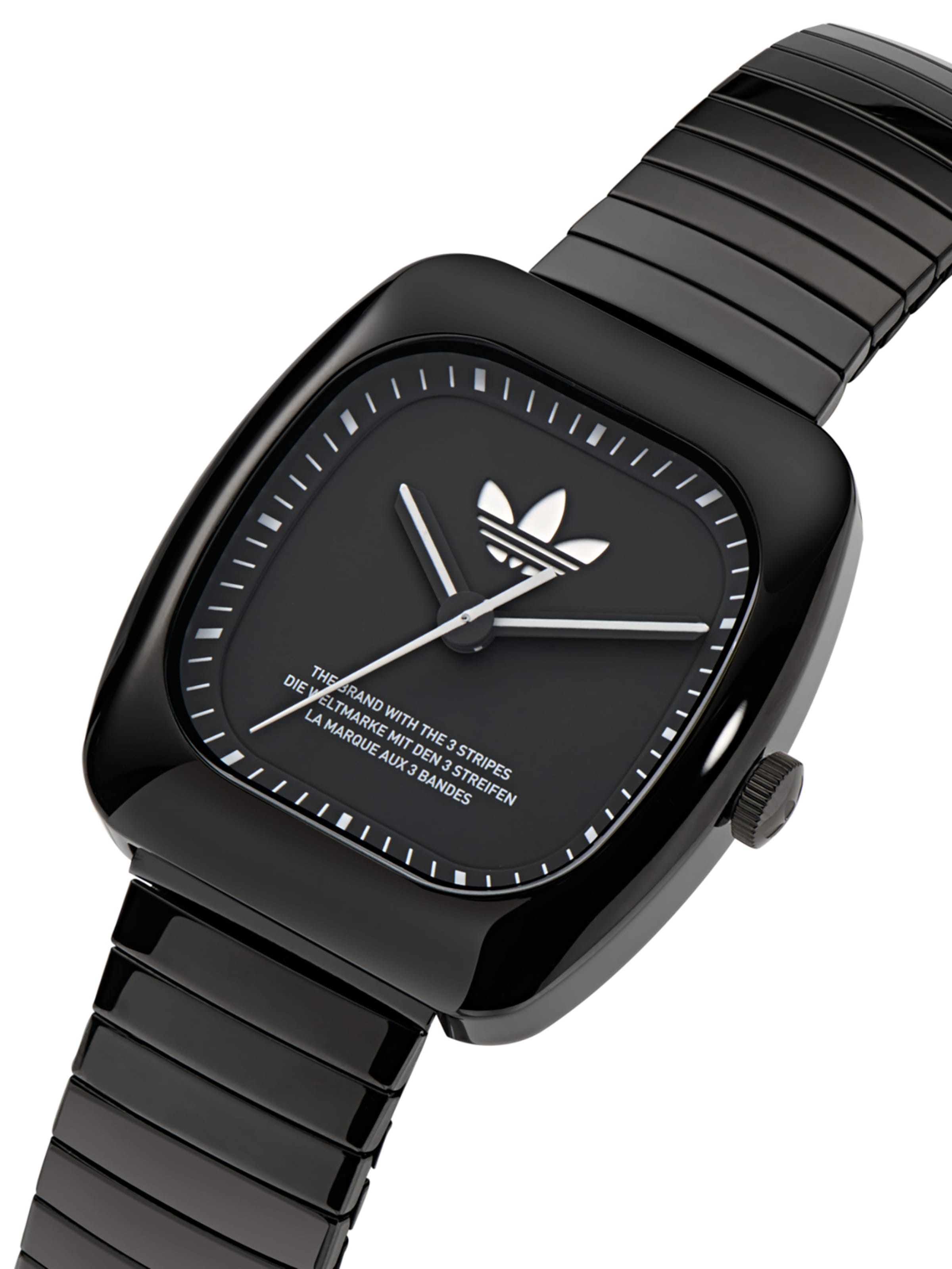 ADIDAS ORIGINALS Analog Watch in Black ABOUT YOU