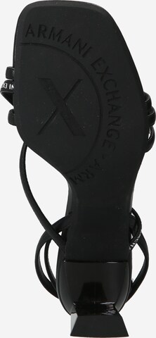 ARMANI EXCHANGE Remsandal i svart