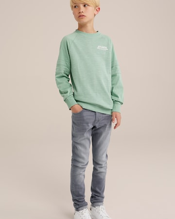 Skinny Jean WE Fashion en gris
