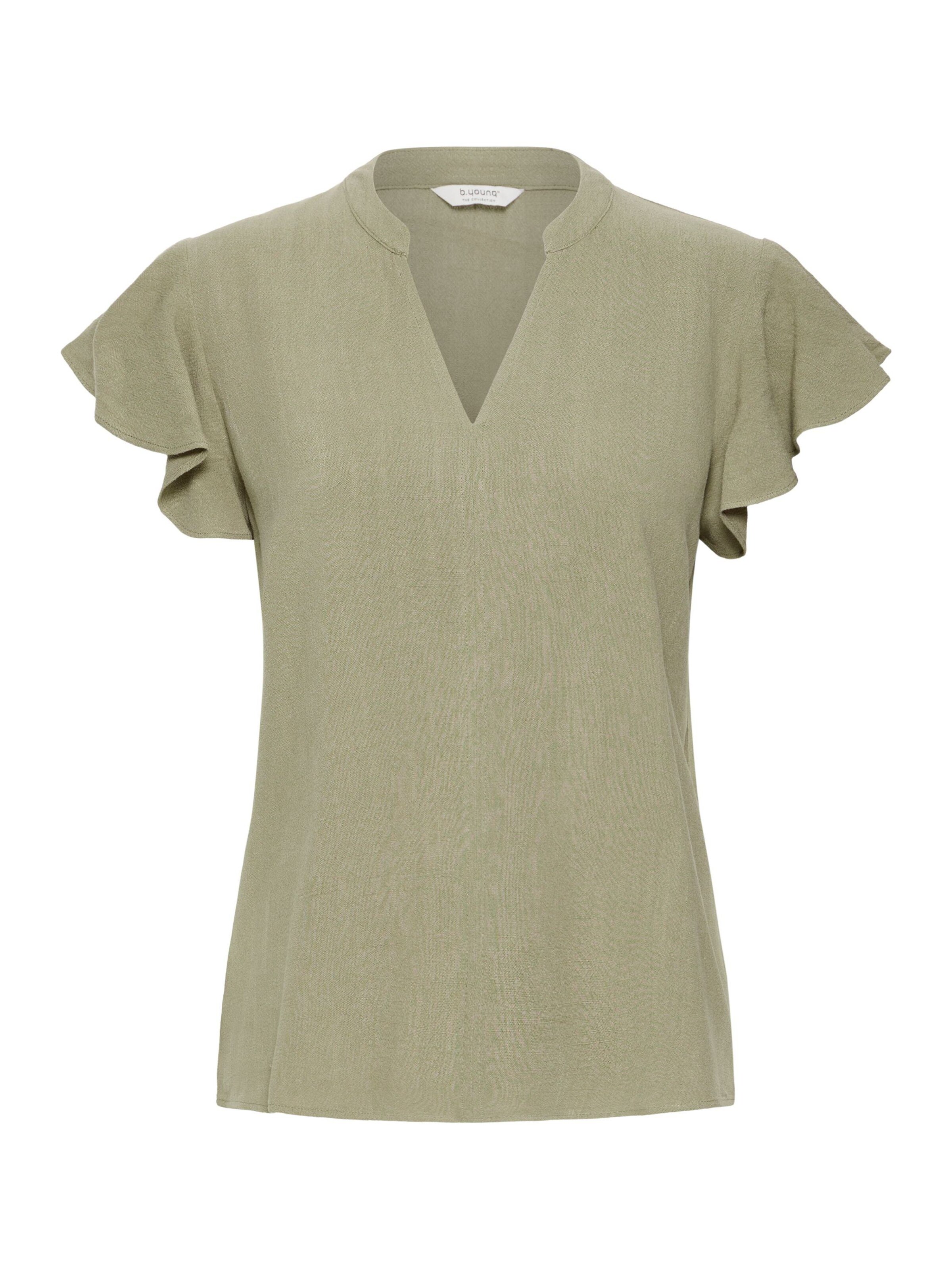 b.young Blouse 'Filinen' in Groen: voorkant