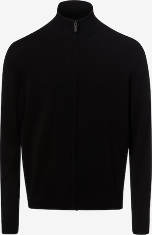 Vestes en maille Nils Sundström en noir : devant