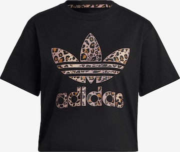 ADIDAS ORIGINALS Shirt 'Logo' in Black: front