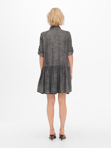 ONLY Shirt Dress 'Chicago' in Grey