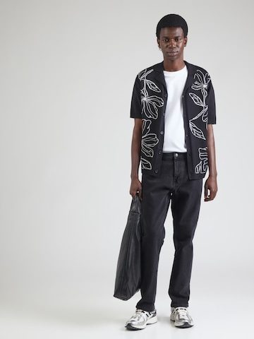 Loosefit Jean Pull&Bear en noir