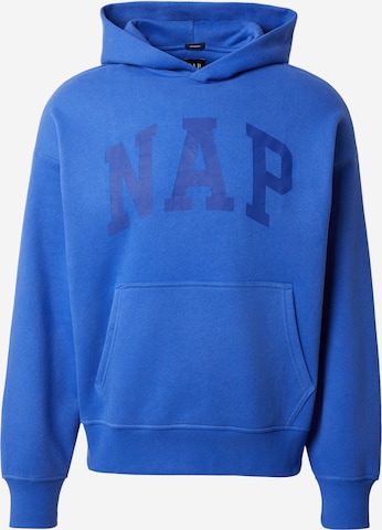GAPSweater majica - plava boja: prednji dio