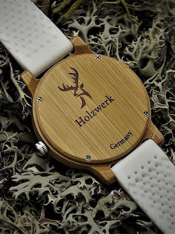 Holzwerk - Reloj analógico 'CELLE' en blanco