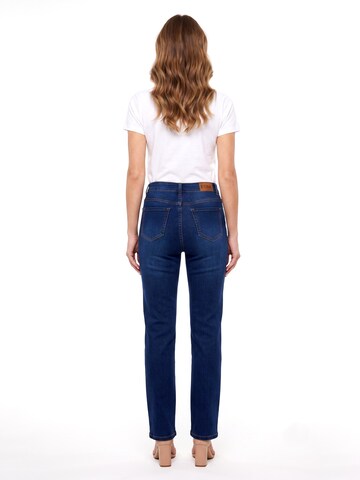 ESRA Regular Jeans 'Straight Leg Jeans aus extra weicher Baumwolle' in Blue