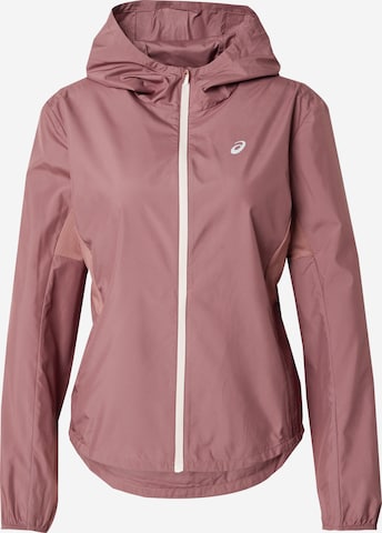 Veste de sport ASICS en rouge : devant