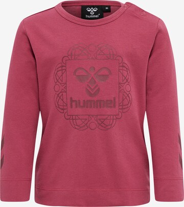 Hummel Shirt in Rood: voorkant