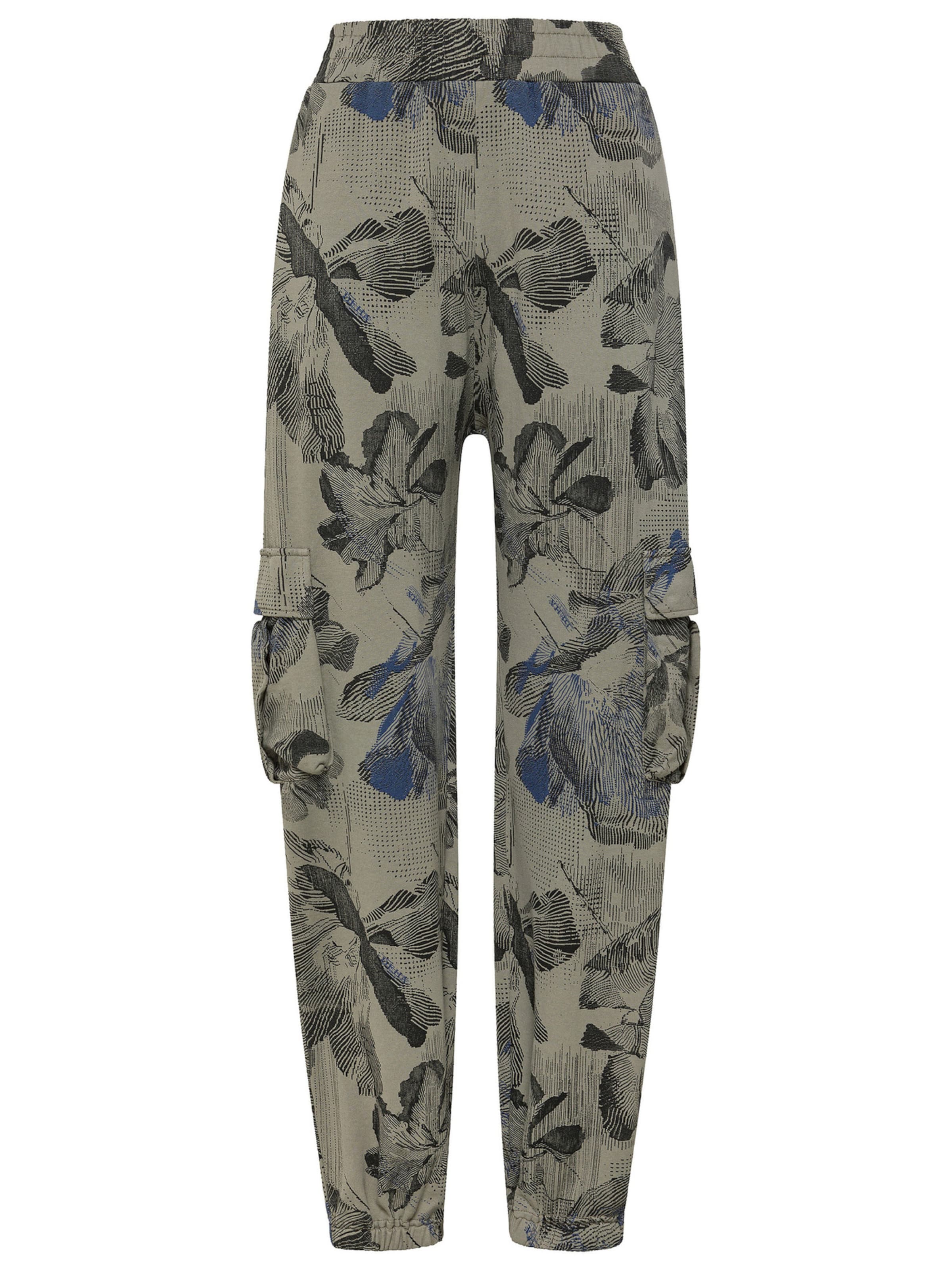 Pantaloni cargo DEHA di colore blu / oliva / verde pastello, Visualizzazione prodotti