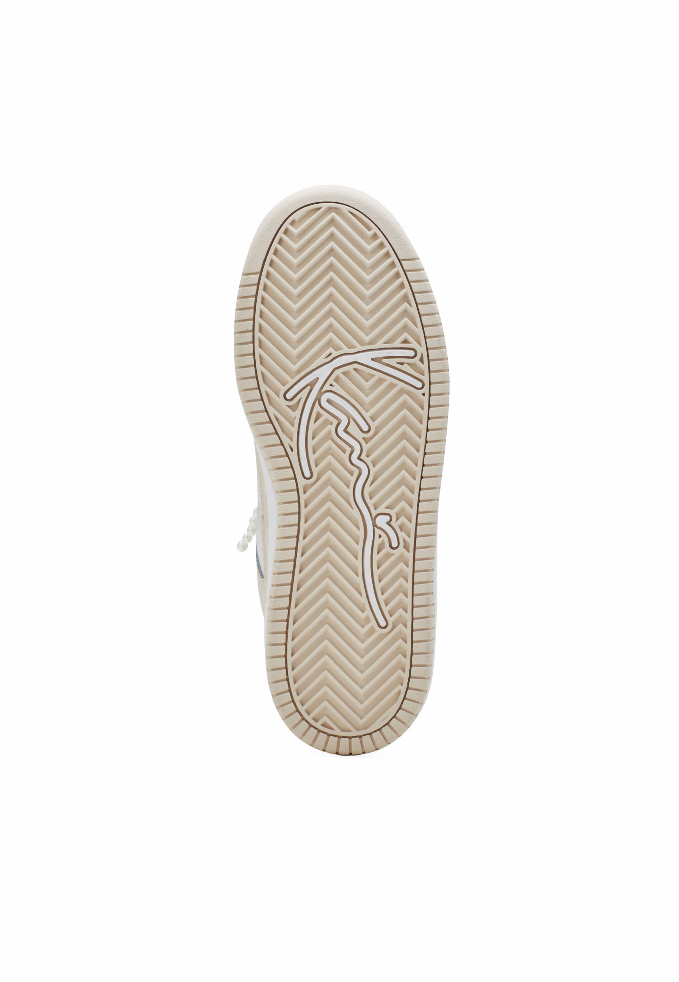 Sneaker bassa '89 Up' di Karl Kani in beige