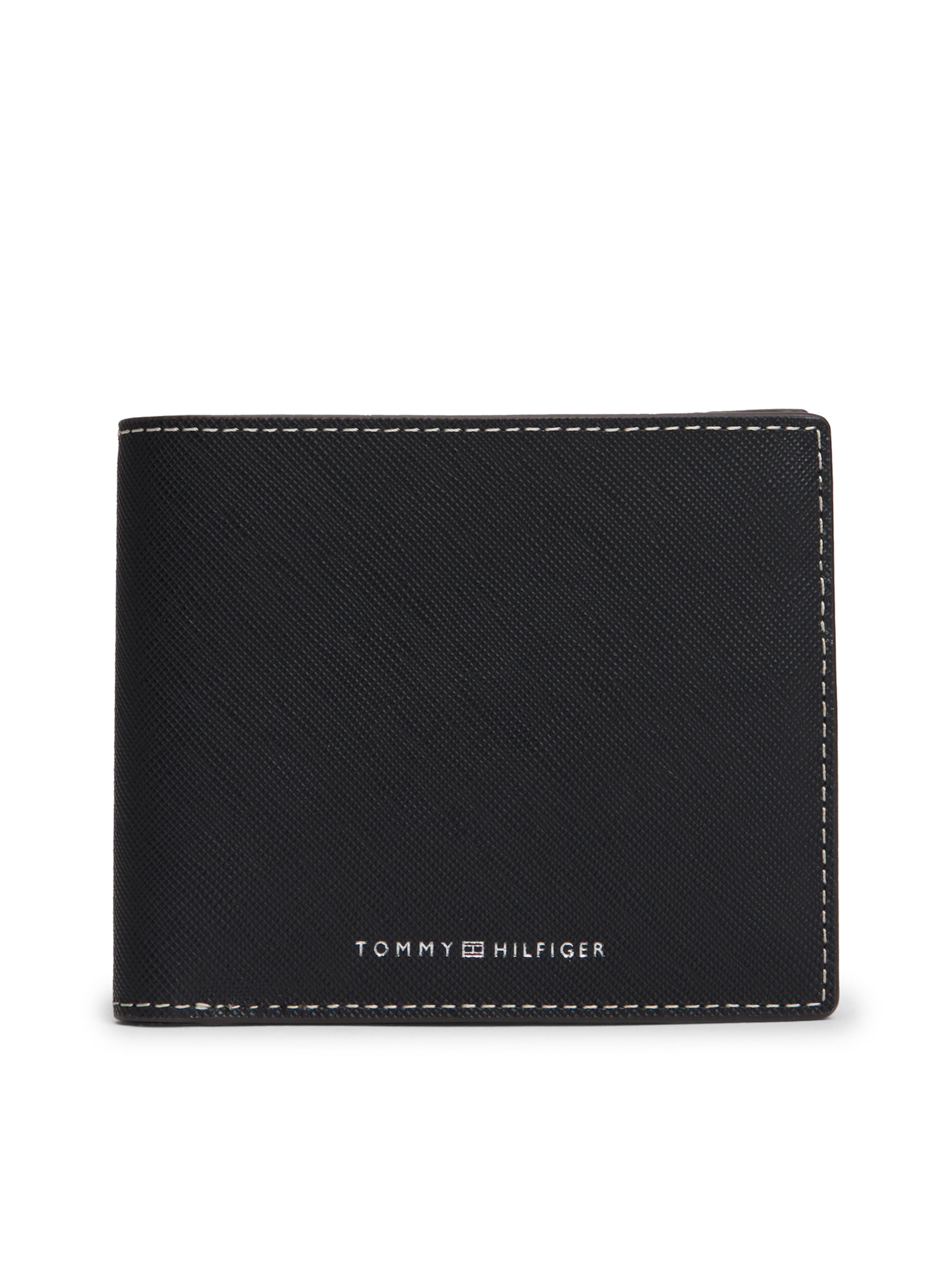 TOMMY HILFIGER Wallet in Black: front