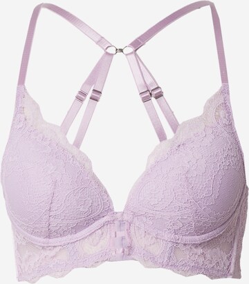 Hunkemöller T-shirt Bra 'Ollie' in Purple: front