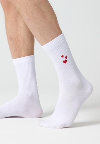 SNOCKS Socks in White: front