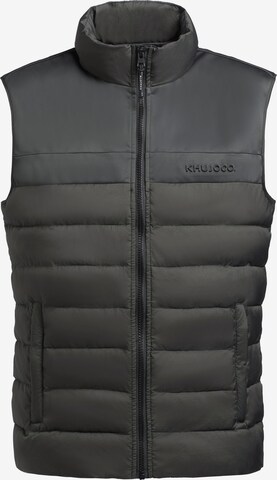 khujo Bodywarmer 'Owem' in Grijs: voorkant