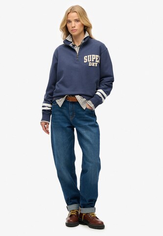 Superdry Sweatshirt 'Athletic Essentials' in Blauw