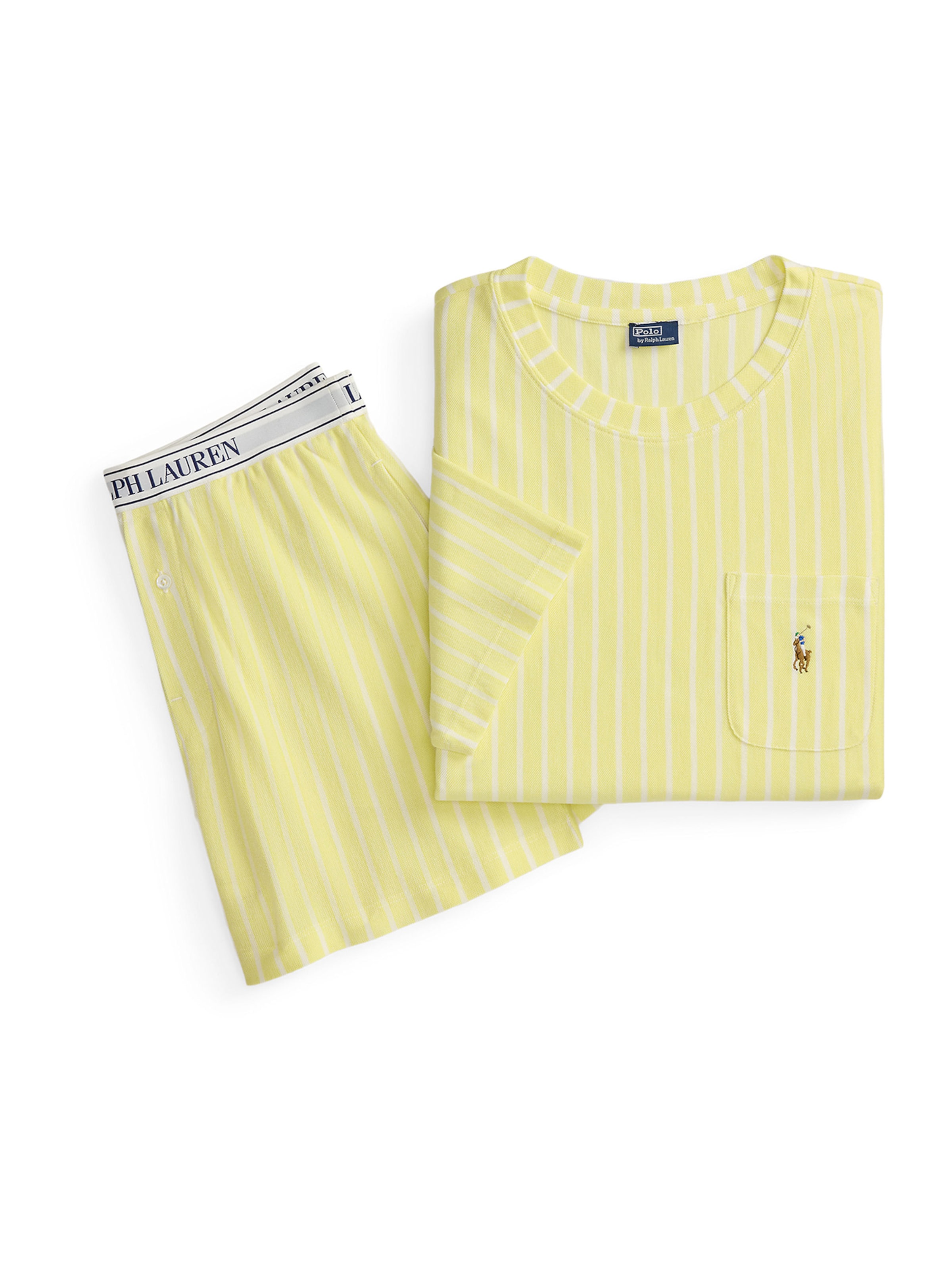 Pyjama ' Knit Oxford ' Polo Ralph Lauren en jaune