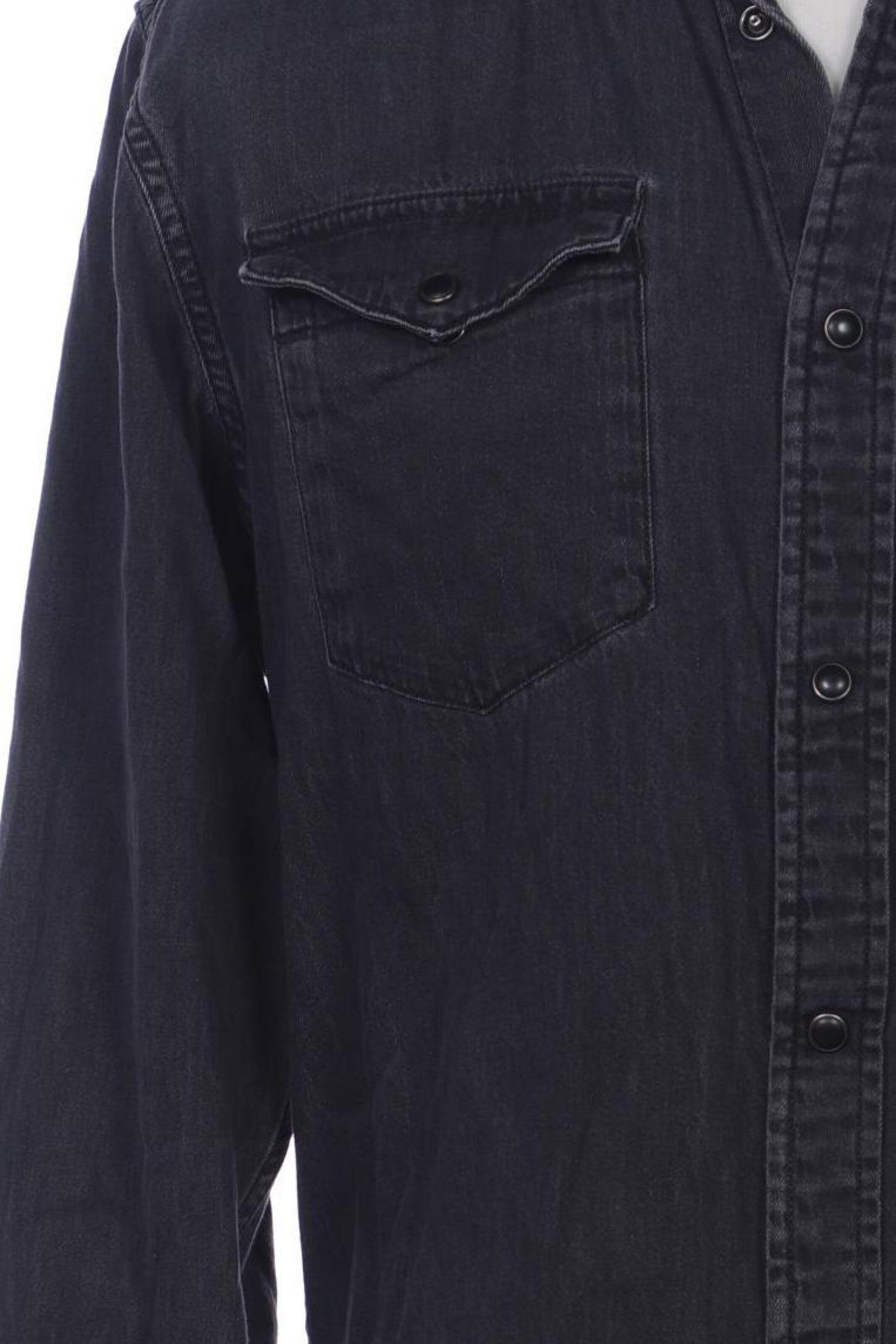 JACK & JONES Button Up Shirt in L in Grey