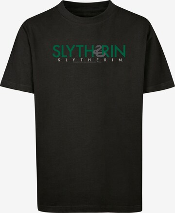 T-Shirt 'Harry Potter Slytherin' F4NT4STIC en noir : devant