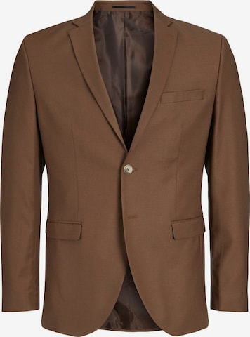 Regular Veste de costume JACK & JONES en marron : devant