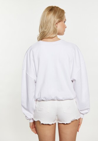 Sweat-shirt IZIA en blanc