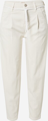 Tapered Pantaloni con pieghe 'SILVIA' di Gang in beige: frontale