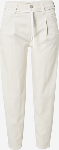 Gang Tapered Pleat-Front Pants 'SILVIA' in Beige: front