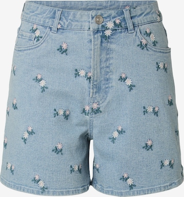 PIECES Farkut 'PCFlora' värissä sininen: etupuoli